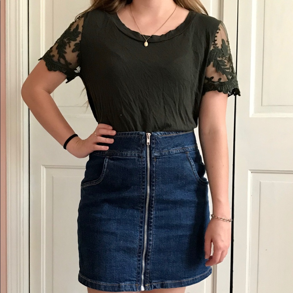 Cute Green Top